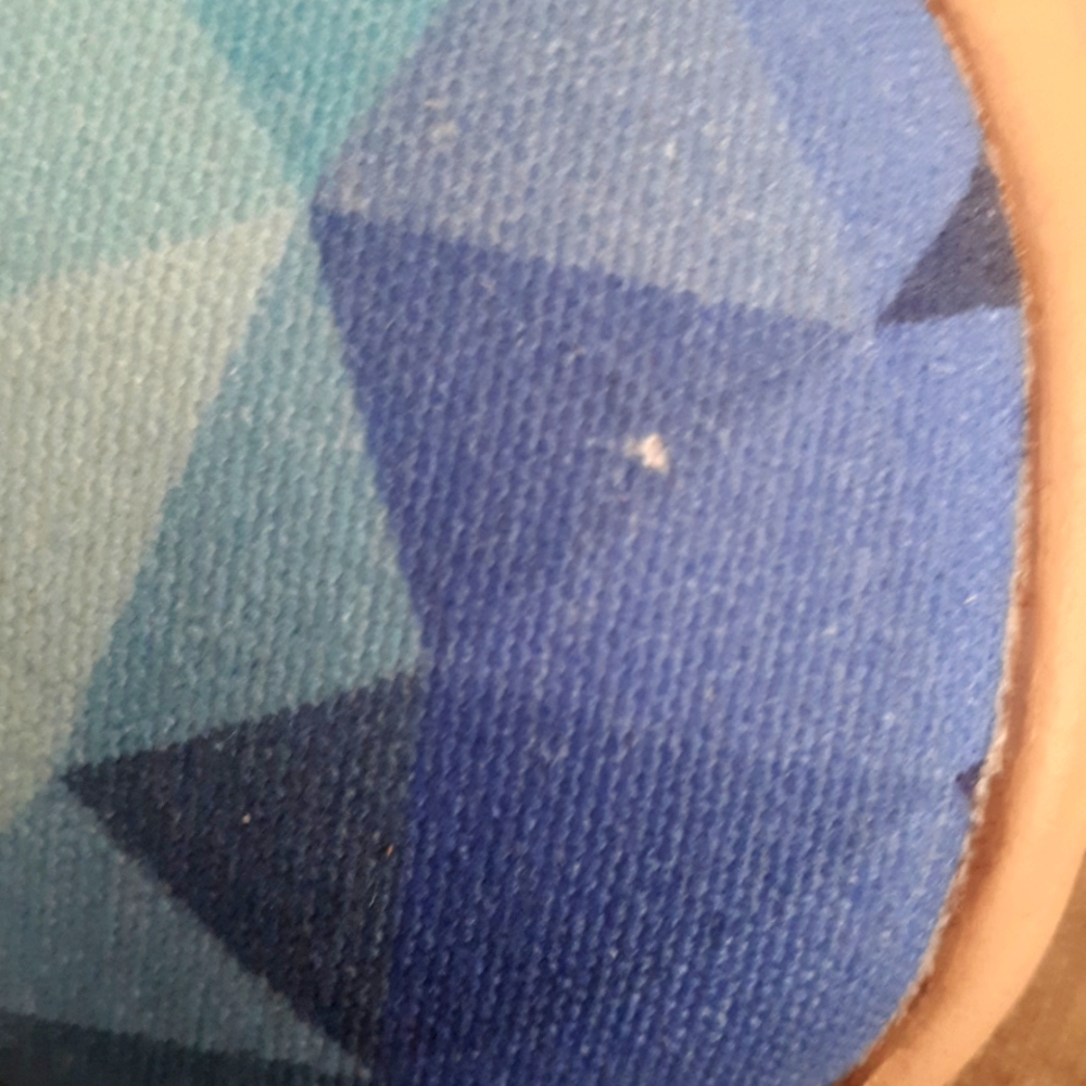 LIFE IS ART men's Colorful Abstract  Geometric Canvas shoes 45 (small fault) - Picture 12 of 12